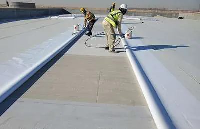 White PVC Membrane – KRCC site photo